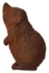 Cast Iron Standing Hedgehog Statue